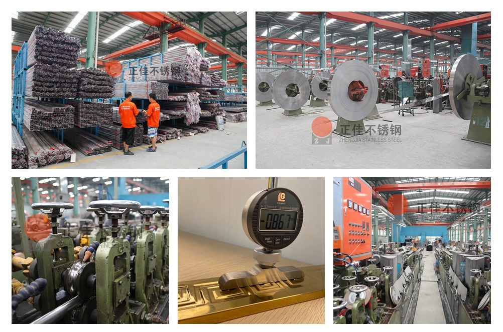 304不銹鋼工程裝飾管工廠實(shí)拍